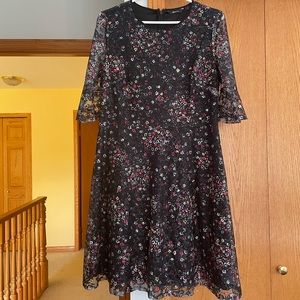 Floral lace dress